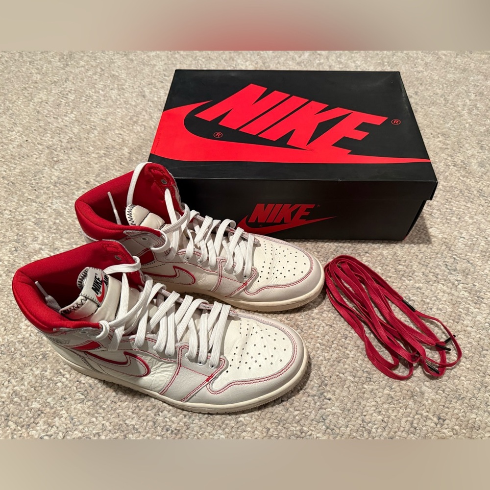 Nike Air Jordan 1 High OG Phantom Red Men’s Size 10 With Box